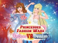 Princesses Fashion Wars Feathers VS Deni